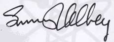 Simon Helberg Signature