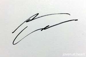 Andrew Garfield Signature