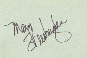 Mary Steenburgen Signature