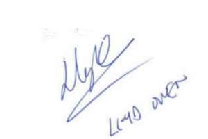 Lloyd Owen Signature