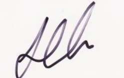 Ashleigh Gardner Signature