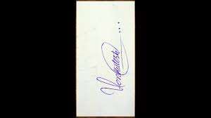 Daggubati Venkatesh Signature