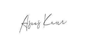 Asees Kaur Signature
