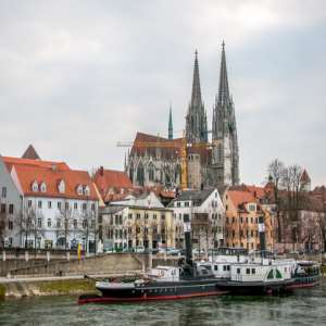 Old Town of Regensburg with Stadtamhof