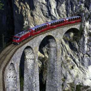 Rhaetian Railway in the Albula