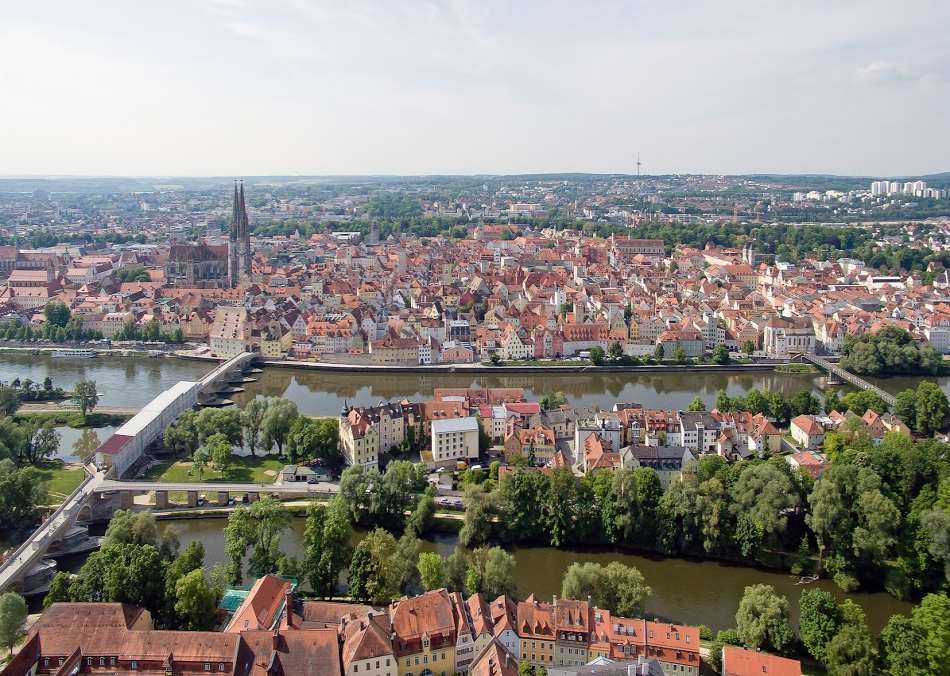 Old Town of Regensburg with Stadtamhof