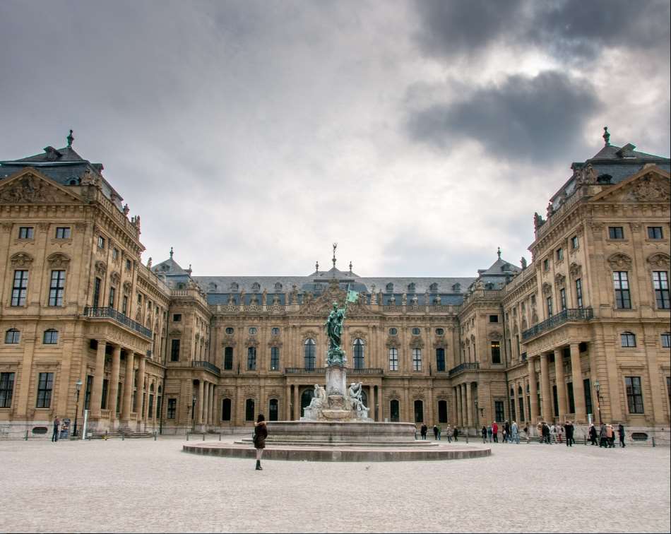 Wurzburg Residence with tCourt Gardens and Residence Square