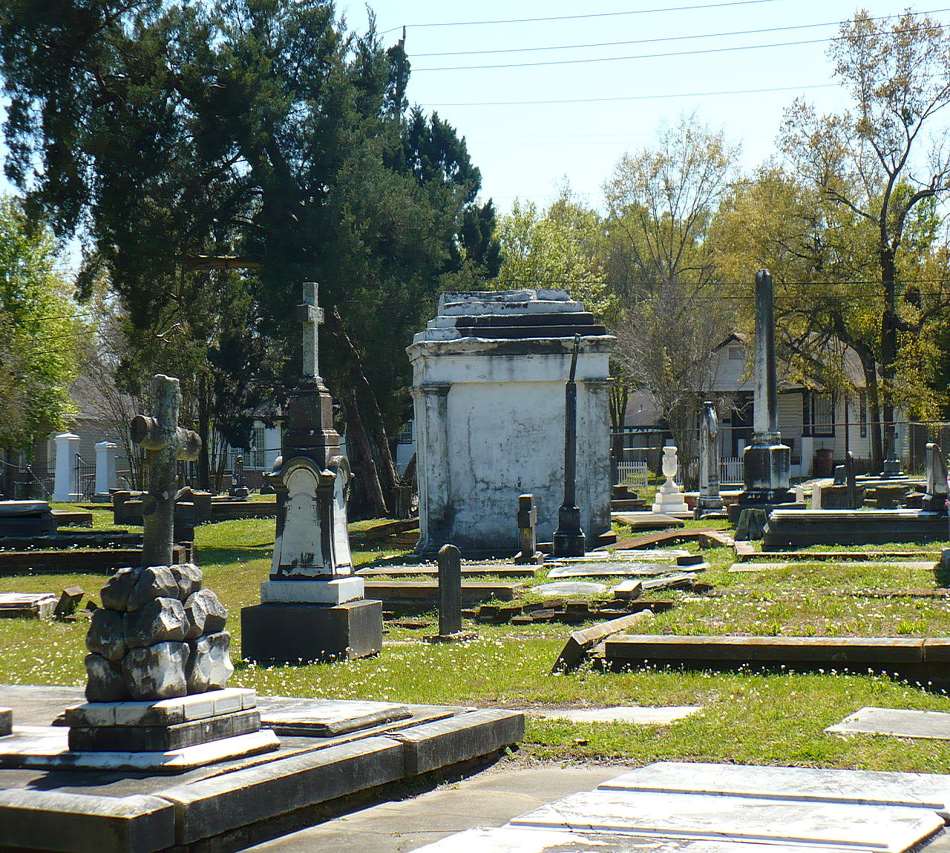 Catholic Cemetery in Mobile Alabama