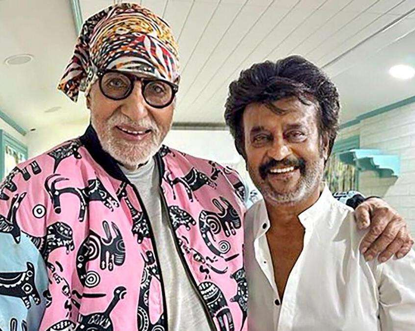 Amitabh Bachchan Reunites With Rajinikanth On Sets After 33 Years ...