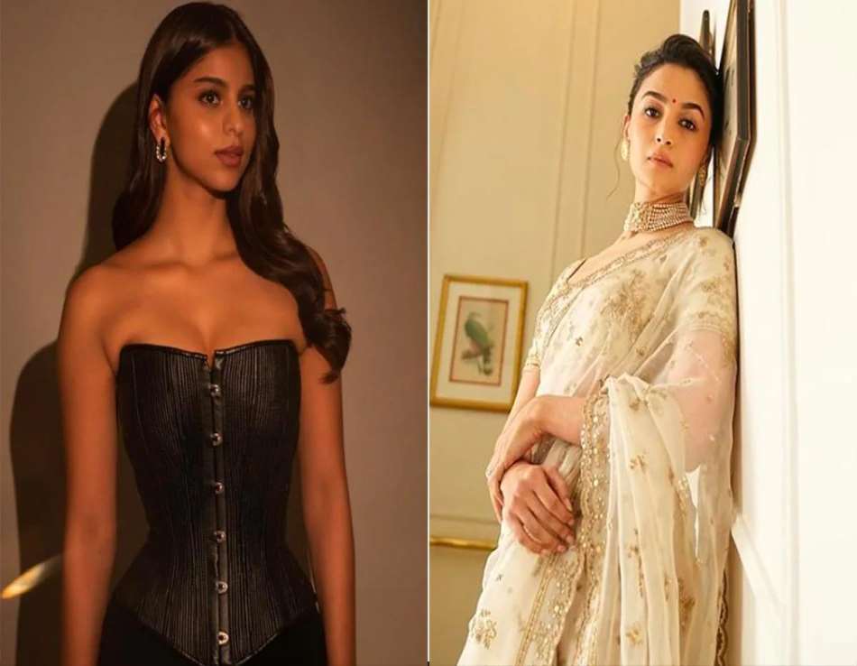 Suhana Khan reacted on Alia bhatt wearing her wedding saree to receive National Award