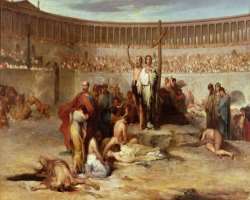 Perhaps the fact might not be liked by many that m Perhaps the fact might not be liked by many that most of the events were violent. There were certain games in which approximately ten thousand animals