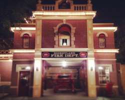 Walt Disney had his own 500 sq. ft. private apartment above the fire department on Main Street. Visitors who notice the apartment window will see a li