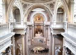 Its construction began in 1757, designed by the architect Jacques-Germain Soufflot. It was supposed to replace an older church built in the same spot.