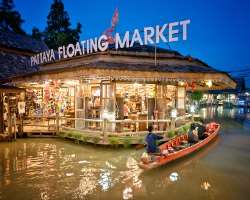 You can grab the memories while visiting the floating market in Pattaya. The stalls are not moving but you have to take a boat to visit the market You can grab the memories while visiting the floating market in Pattaya. The stalls are not moving but you have to take a boat to visit the market.
