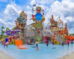 Water park is also an important tourist attraction at hot sunny days where the visitors can enjoy a wide range of water sports Water park is also an important tourist attraction at hot sunny days where the visitors can enjoy a wide range of water sports.