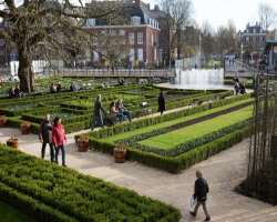 The museum also contains a big historic garden where he can admire the greenery after learning about the history of the Dutch in the museum.