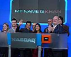 To open the American Exchange stock she and Shahrukh khan are only actors who are invited by NASDAQ in 2010.