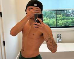 The star is a tattoo freak and has inked a huge tattoo on his forearm.