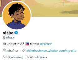 Her blue tick verified Twitter account amassed over 62,000 followers as of mid-2021. She joined Twitter in February 2017.