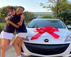 She gifted a car to her best friend.
