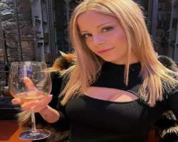 BJean consuming alcohol