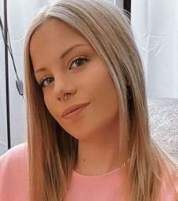 She wears a ring in her nose septum.