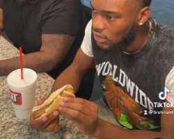 BruhmanTV eating non vegetarian food