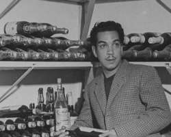 Cantinflas consuming alcohol