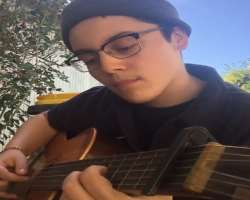 He also playing guitar in his videos.