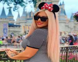 The star visited Disneyland for the first time in May 2019 with a tour sponsored by MAC Cosmetics.