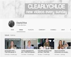 Chloe believes in real talk, the purpose of starting a YouTube channel is to talk about actual problems teenager face while getting older. She posts a