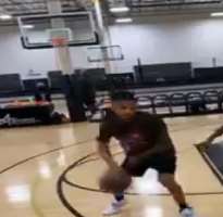 He enjoys basketball in his free time.