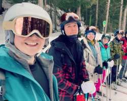 He enjoyed Ice ski in early 2020.