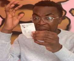 He is seen with glasses in most of his posts.