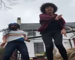 She often makes dance videos with her best friend Mell She often makes dance videos with her best friend Mell.