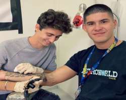 He is also a tattoo artist.