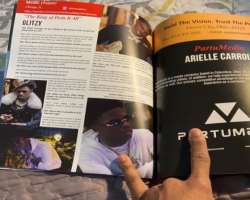 The rapper was featured in a magazine named 