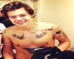 Harry is popular for his tattoos as well, he has got many tattoos on his body, the 