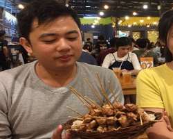 IvanSteff eating non vegetarian food