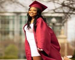 She graduated from High School in March 2022.