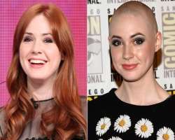 Karen Gillan before surgery