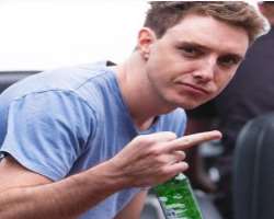 LazarBeam consuming alcohol