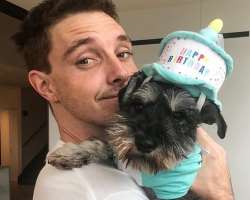 The star has adopted a dog in his home whom he calls Willeh.