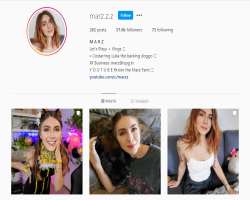 Aside from YouTube, the American beauty accumulative over 57,000 followers on her Instagram account.