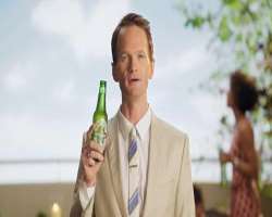 Neil Patrick Harris consuming alcohol