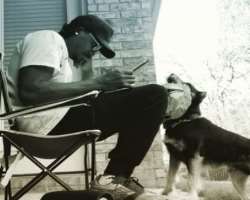 The star has also adopted a dog whom he calls his best friend The star has also adopted a dog whom he calls his best friend.