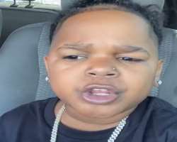 He has piercing on his nose and ears. He is also seen wearing a thick chain on his neck.