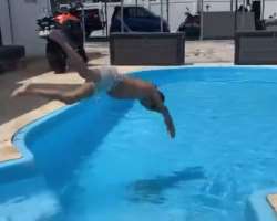 He is also an excellent swimmer.