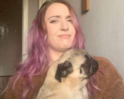 Jesse has also adopted a pug. She named the dog Bella and enjoys playing with her in her free time Jesse has also adopted a pug. She named the dog Bella and enjoys playing with her in her free time.