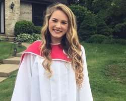 Kayla graduated her high school in May 2017.